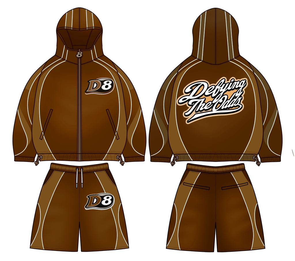 Windbreaker set ( Brown)