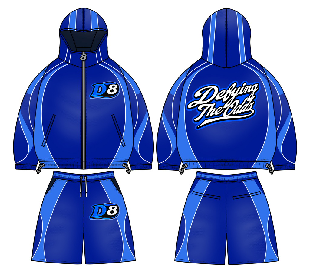 Windbreaker set (Blue)